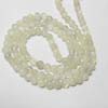 This listing is for the 1 strand of White Moonstone Smooth Round Beads in size of 5 mm approx,,Length: 25 inch